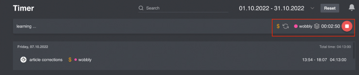 How to track work time? Image3