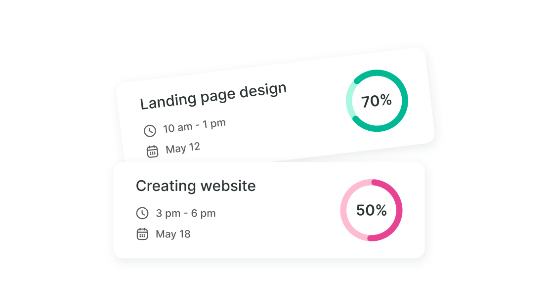 Keep track of your tasks