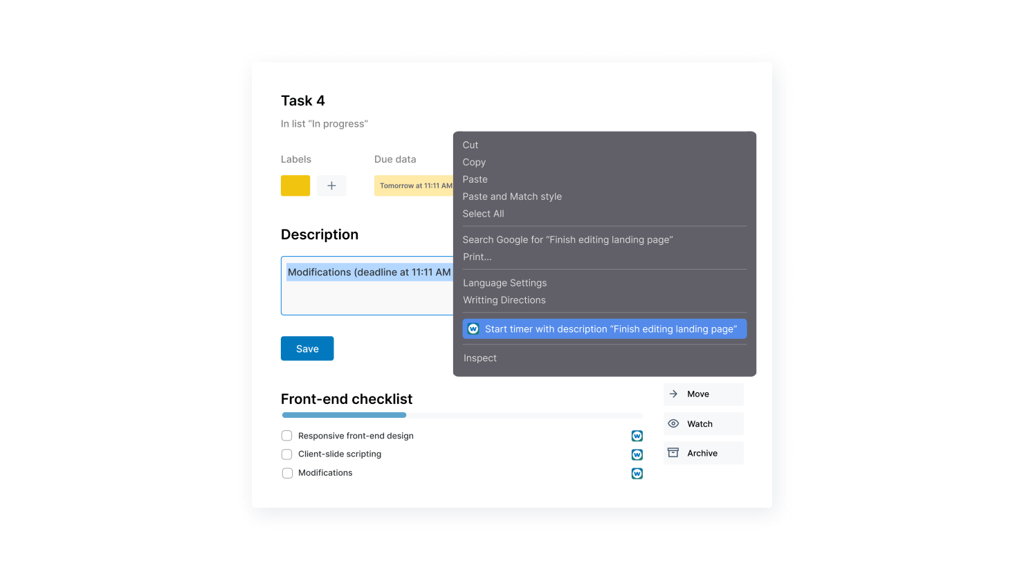 Task Tracker Wobbly