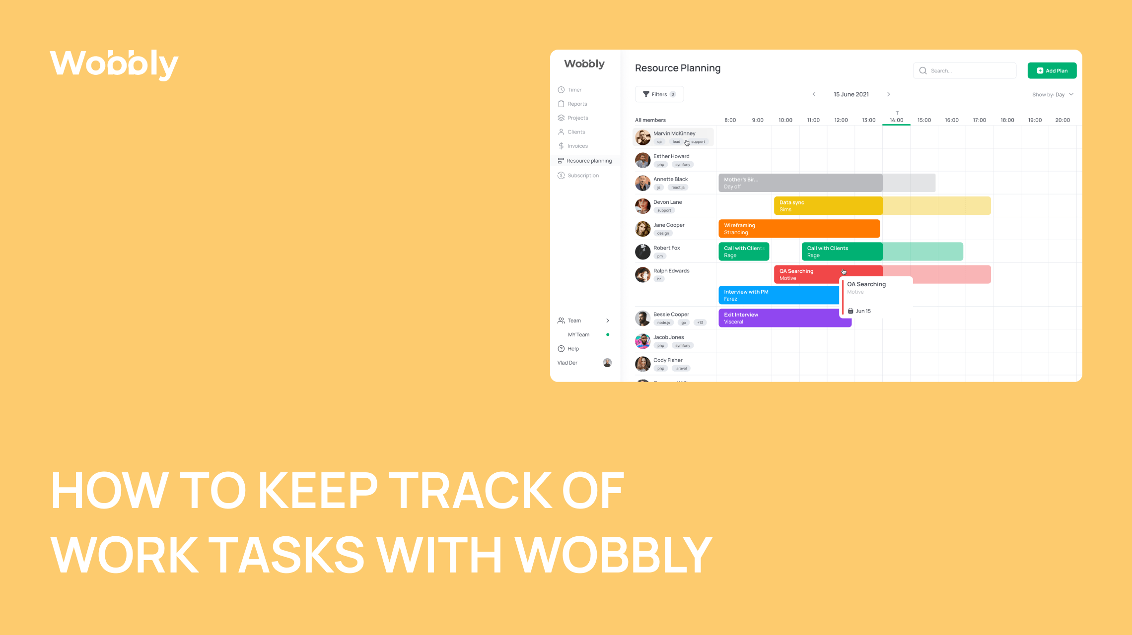 How to Keep Track of Work Tasks with Wobbly?