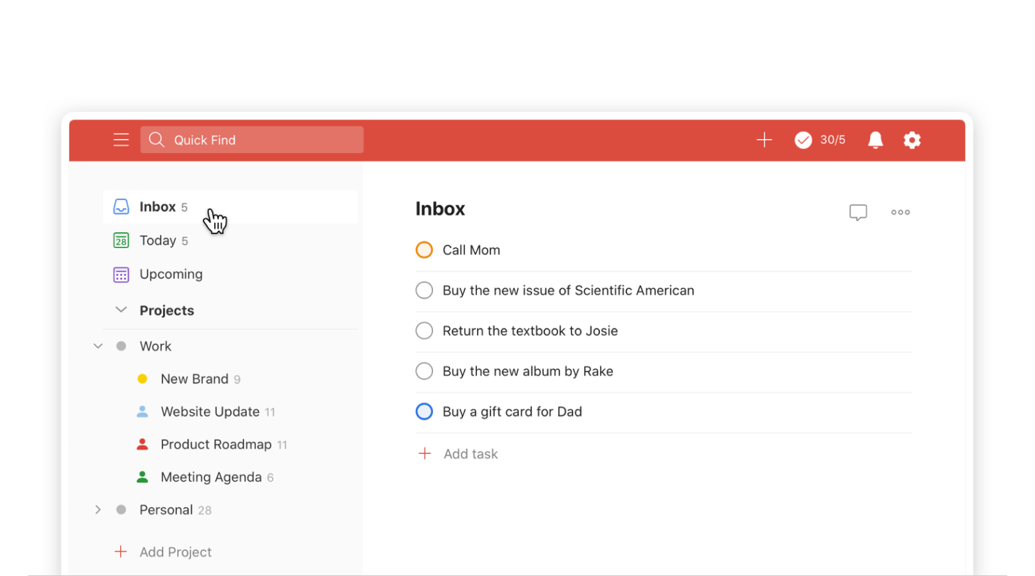 Todoist planne