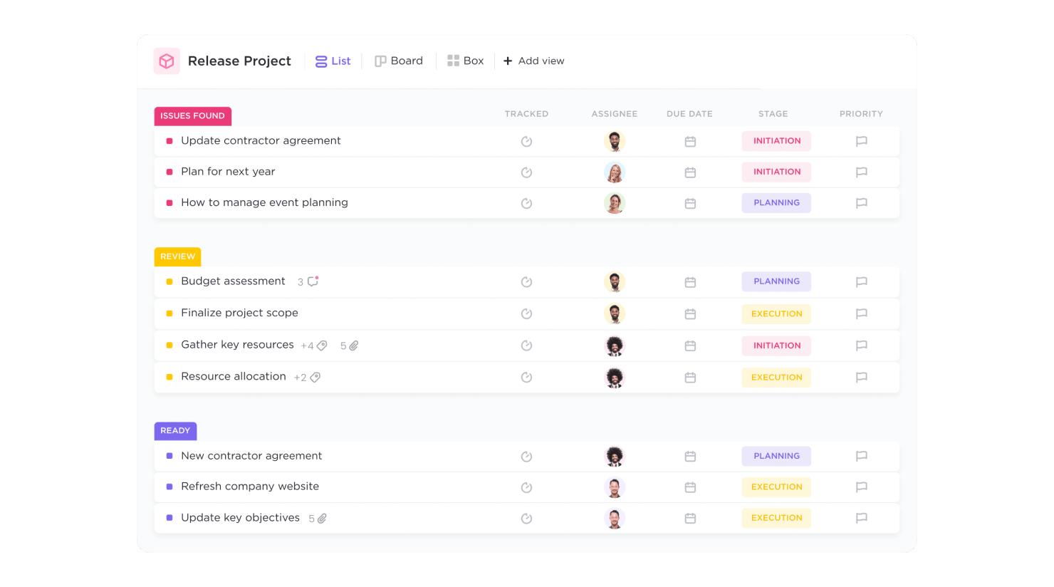 Clickup planner