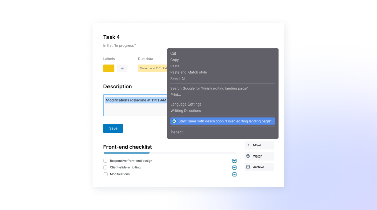Trello + Wobbly Integration