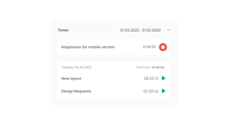 How to track time in Wobbly?